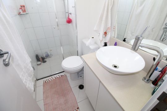 Banheiro de apartamento para alugar com 2 quartos, 72m² em Parque Residencial Aquarius, São José dos Campos