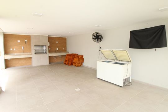 Área comum - Churrasqueira de apartamento para alugar com 2 quartos, 72m² em Parque Residencial Aquarius, São José dos Campos
