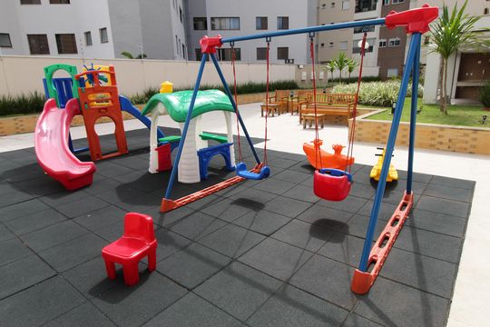 Área comum - Playground de apartamento para alugar com 2 quartos, 72m² em Parque Residencial Aquarius, São José dos Campos