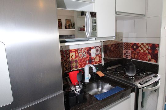 Cozinha de apartamento para alugar com 2 quartos, 72m² em Parque Residencial Aquarius, São José dos Campos