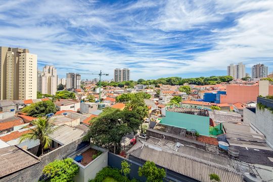 Vista da Varanda de kitnet/studio à venda com 1 quarto, 27m² em Cursino, São Paulo