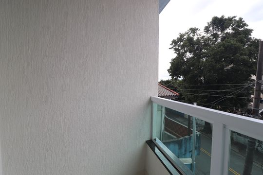 Varanda Quarto 1 suíte de casa à venda com 3 quartos, 137m² em Jardim Progresso, Santo André