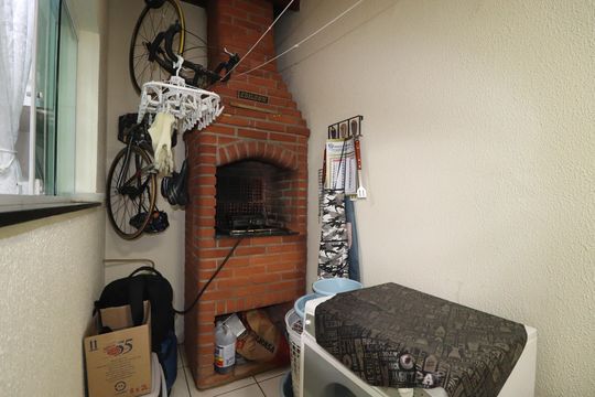Área comum - Churrasqueira de casa à venda com 3 quartos, 137m² em Jardim Progresso, Santo André