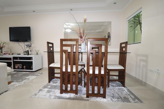 Sala de jantar de casa à venda com 3 quartos, 137m² em Jardim Progresso, Santo André