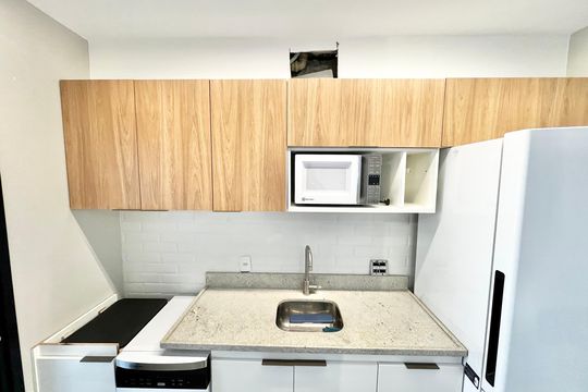 Cozinha de apartamento para alugar com 2 quartos, 47m² em Parque Mandaqui, São Paulo