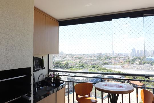 Varanda Gourmet  de apartamento para alugar com 2 quartos, 58m² em Rudge Ramos, São Bernardo do Campo