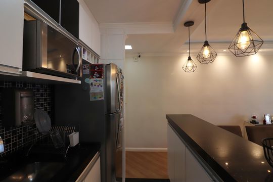 Cozinha de apartamento para alugar com 2 quartos, 58m² em Rudge Ramos, São Bernardo do Campo