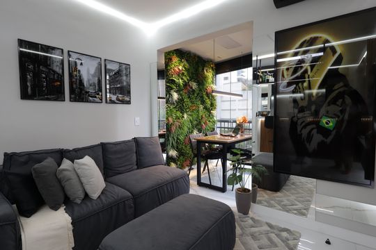 Sala de apartamento à venda com 1 quarto, 39m² em Parque Fernanda, São Paulo