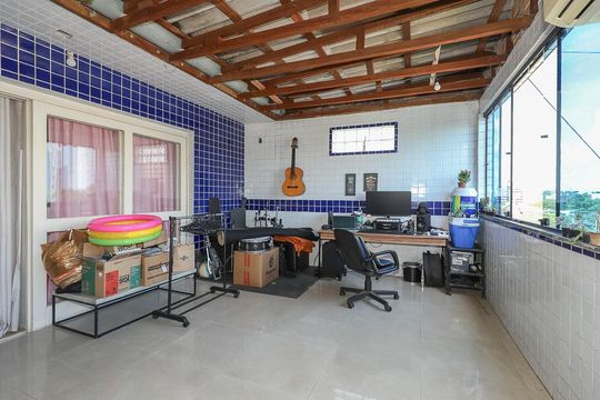 Espaço churrasqueira de apartamento para alugar com 2 quartos, 90m² em Jardim Lindóia, Porto Alegre