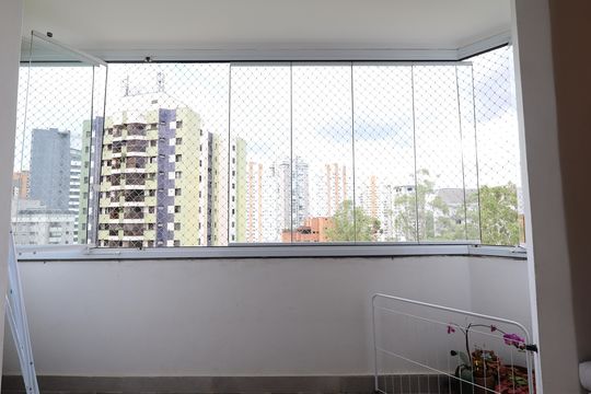 Varanda da Sala de apartamento para alugar com 3 quartos, 122m² em Vila Andrade, São Paulo