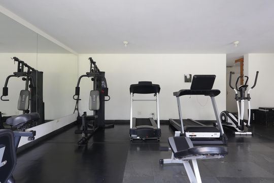 Área comum - Academia de apartamento para alugar com 3 quartos, 122m² em Vila Andrade, São Paulo