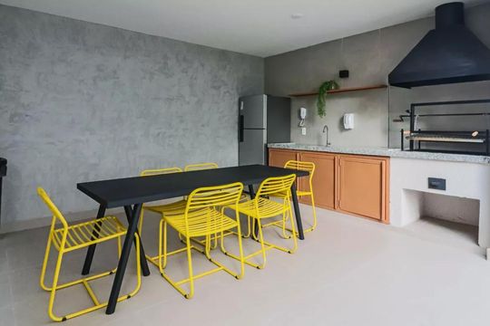 Área comum - Churrasqueira de apartamento à venda com 1 quarto, 24m² em Vila Butantã, São Paulo