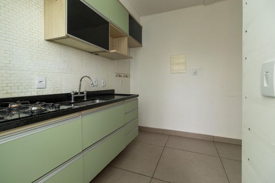 Cozinha de kitnet/studio à venda com 1 quarto, 30m² em Parque Independencia, São Paulo