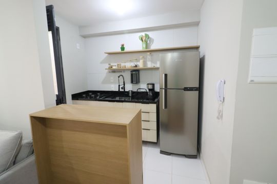 Cozinha de apartamento à venda com 2 quartos, 48m² em Centro, Osasco