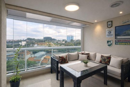 Varanda gourmet de apartamento à venda com 2 quartos, 60m² em Vila Osasco, Osasco
