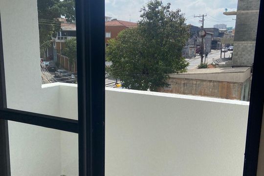 Varanda de apartamento para alugar com 2 quartos, 45m² em Vila Aquilino, Santo André