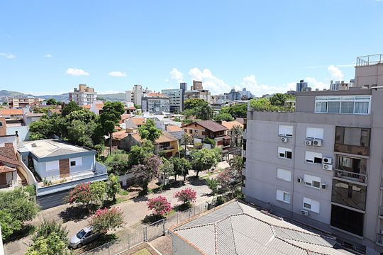 Vista da Churrasqueira de apartamento à venda com 3 quartos, 243m² em Chácara das Pedras, Porto Alegre