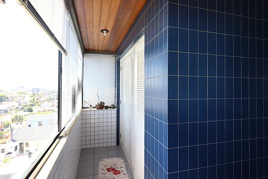 Sacada da Sala 1 de apartamento à venda com 3 quartos, 243m² em Chácara das Pedras, Porto Alegre