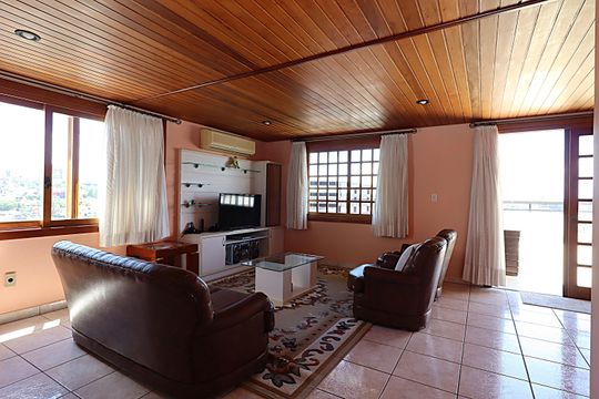 Cobertura - Salão de festa de apartamento à venda com 3 quartos, 243m² em Chácara das Pedras, Porto Alegre