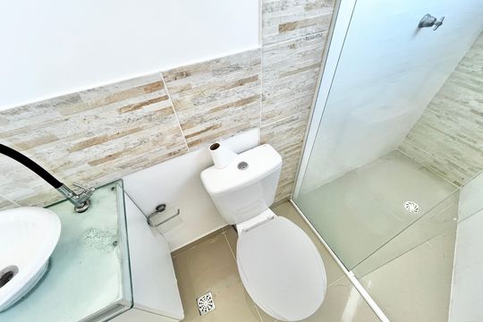 Banheiro de casa para alugar com 1 quarto, 25m² em Mandaqui, São Paulo