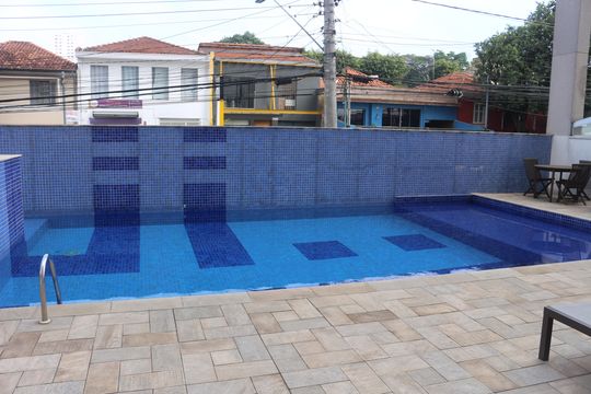 Área comum - Piscina de apartamento à venda com 2 quartos, 60m² em Santa Paula, São Caetano do Sul
