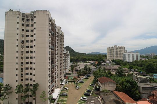 Sala - Varanda de apartamento para alugar com 3 quartos, 64m² em Jacarepaguá, Rio de Janeiro