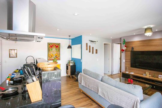 Sala de apartamento à venda com 2 quartos, 78m² em Centro, Diadema