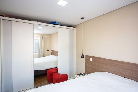 Quarto Suíte de apartamento à venda com 2 quartos, 78m² em Centro, Diadema