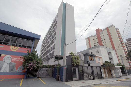 Fachada de apartamento à venda com 3 quartos, 138m² em Vila Valparaíso, Santo André