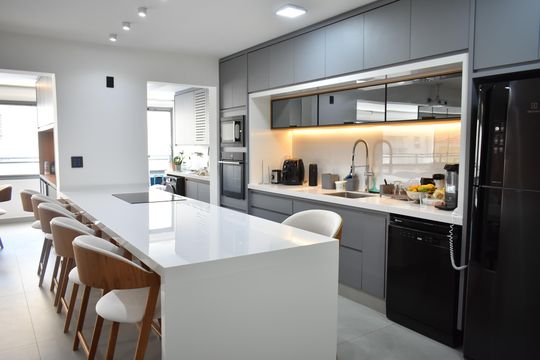 Cozinha de apartamento à venda com 3 quartos, 123m² em Vila da Saúde, São Paulo