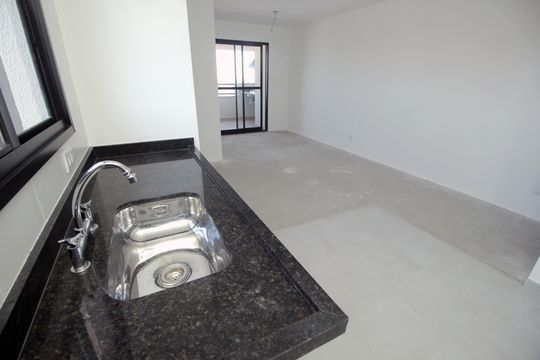 Cozinha de apartamento à venda com 2 quartos, 65m² em Parque das Nações, Santo André