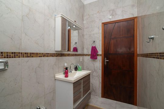 Banheiro do Quarto 3 Suíte de casa para alugar com 3 quartos, 188m² em Jardim Residencial Firenze, Hortolândia