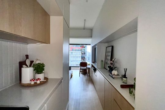 Cozinha de apartamento à venda com 1 quarto, 34m² em Cerqueira César, São Paulo