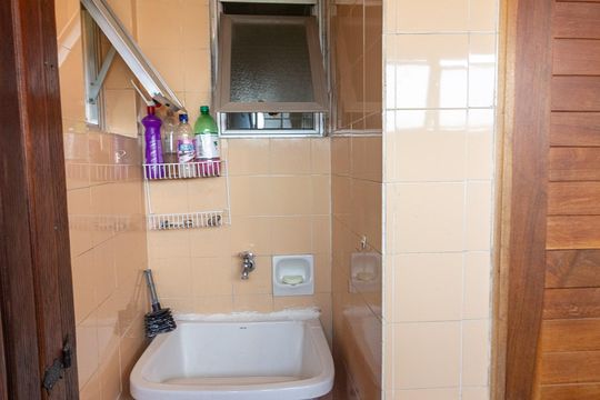 Área de Serviço de apartamento à venda com 3 quartos, 63m² em Jardim Taquaral, São Paulo