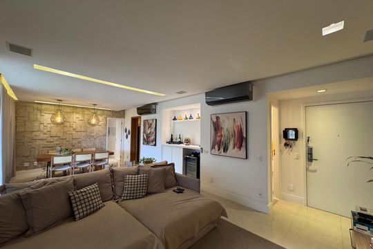 Sala de apartamento à venda com 3 quartos, 169m² em Barra da Tijuca, Rio de Janeiro