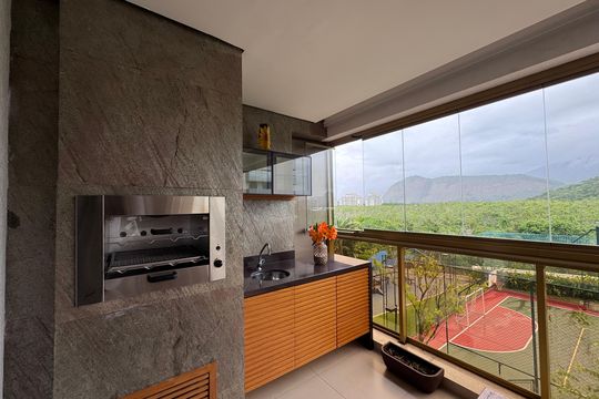 Varanda de apartamento à venda com 3 quartos, 169m² em Barra da Tijuca, Rio de Janeiro