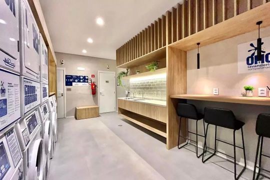 Área comum de kitnet/studio à venda com 1 quarto, 25m² em Vila Santa Catarina, São Paulo