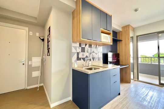 Cozinha de kitnet/studio à venda com 1 quarto, 25m² em Vila Santa Catarina, São Paulo