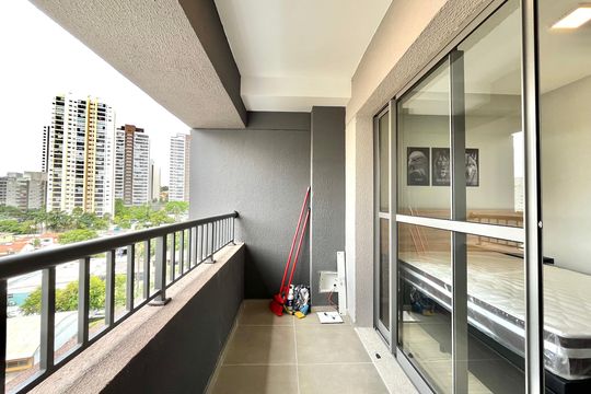 Varanda de kitnet/studio à venda com 1 quarto, 25m² em Vila Santa Catarina, São Paulo