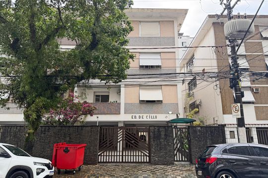 Fachada de apartamento para alugar com 2 quartos, 70m² em Pompéia, Santos