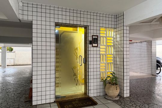 Área comum de apartamento para alugar com 2 quartos, 70m² em Pompéia, Santos