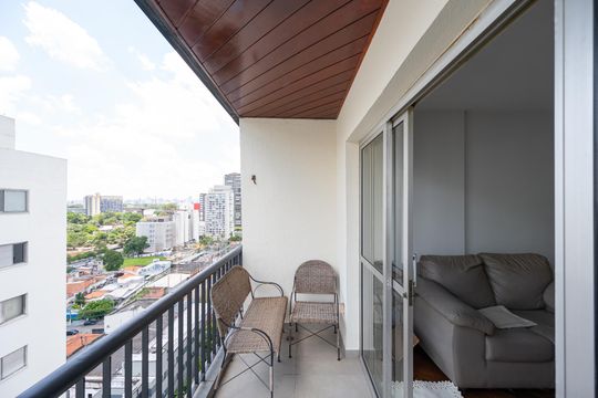 Varanda da Sala de apartamento à venda com 4 quartos, 278m² em Vila Clementino, São Paulo