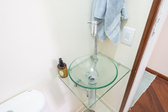 Lavabo de apartamento à venda com 4 quartos, 278m² em Vila Clementino, São Paulo