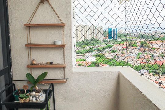 Varanda da Sala de apartamento à venda com 2 quartos, 53m² em Jardim Monte Alegre, Taboão da Serra