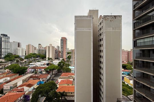 Vista  de apartamento à venda com 1 quarto, 41m² em Chácara Santo Antônio (zona Sul), São Paulo
