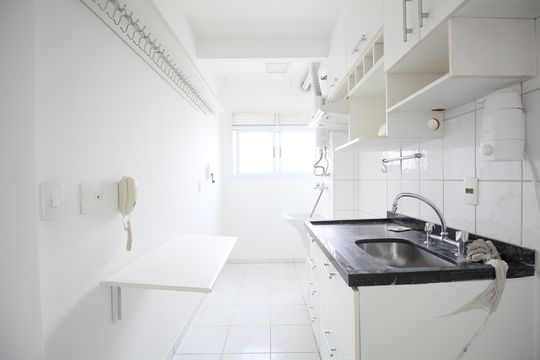 Cozinha - Armários de apartamento à venda com 2 quartos, 59m² em Vila Andrade, São Paulo