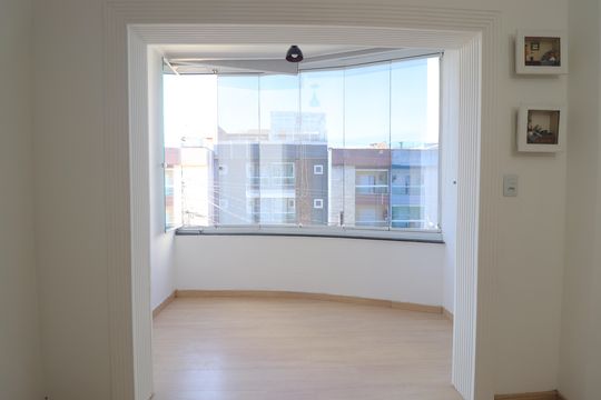 Varanda Quarto 1 suíte de apartamento à venda com 3 quartos, 85m² em Parque das Nações, Santo André
