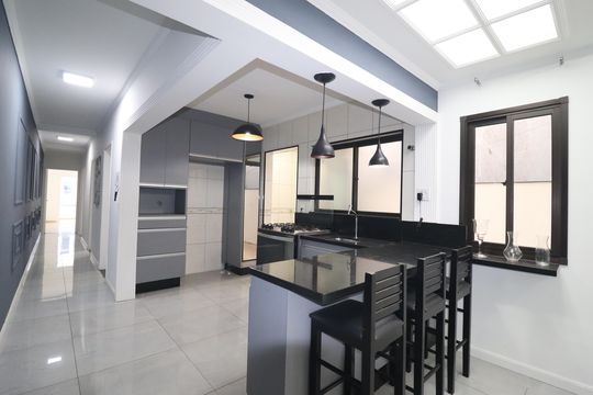 Cozinha de apartamento à venda com 3 quartos, 85m² em Parque das Nações, Santo André
