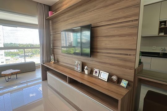 Sala de apartamento à venda com 2 quartos, 80m² em Vila Nilva, Barueri
