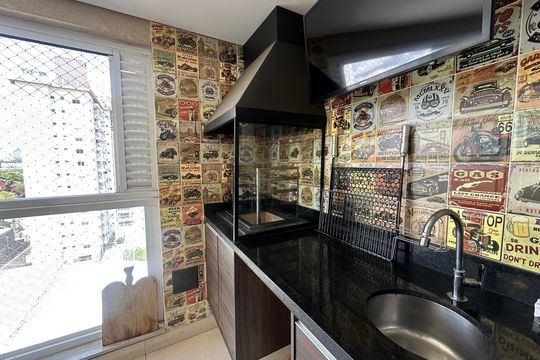 Varanda gourmet de apartamento à venda com 2 quartos, 80m² em Vila Nilva, Barueri